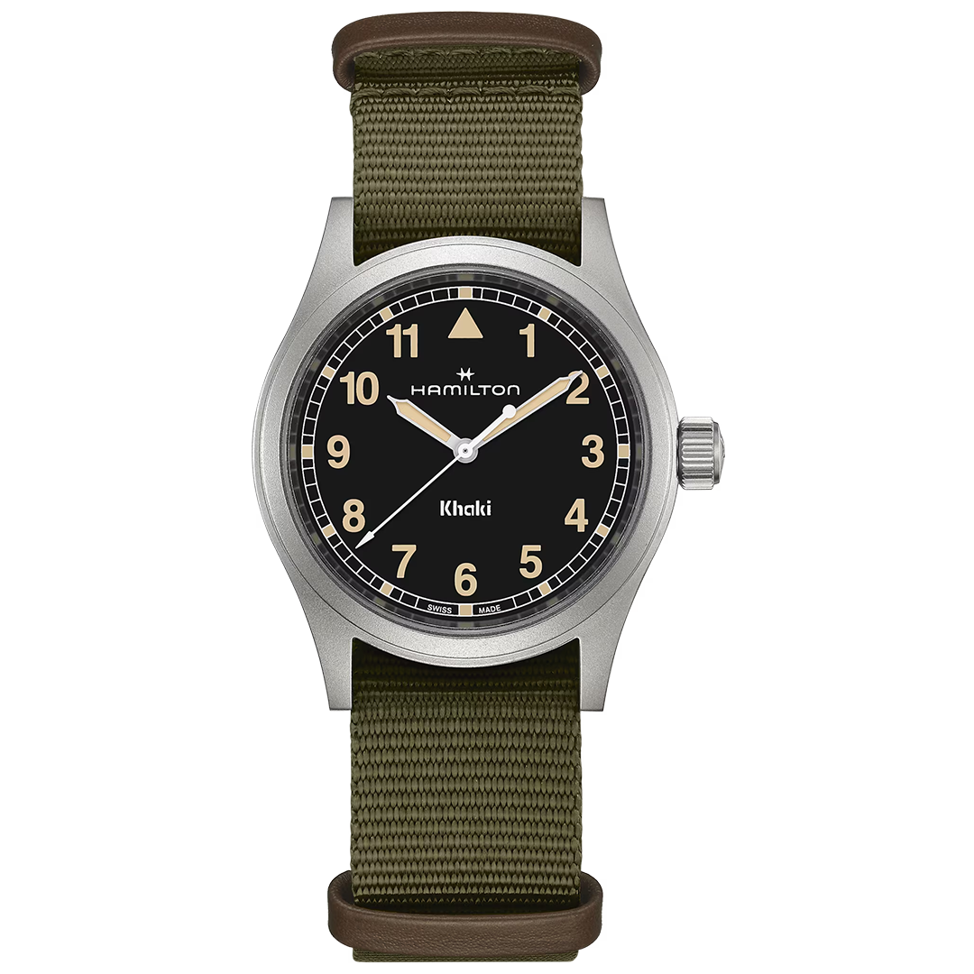 Orologio in acciaio Khaki Field Quartz Hamilton