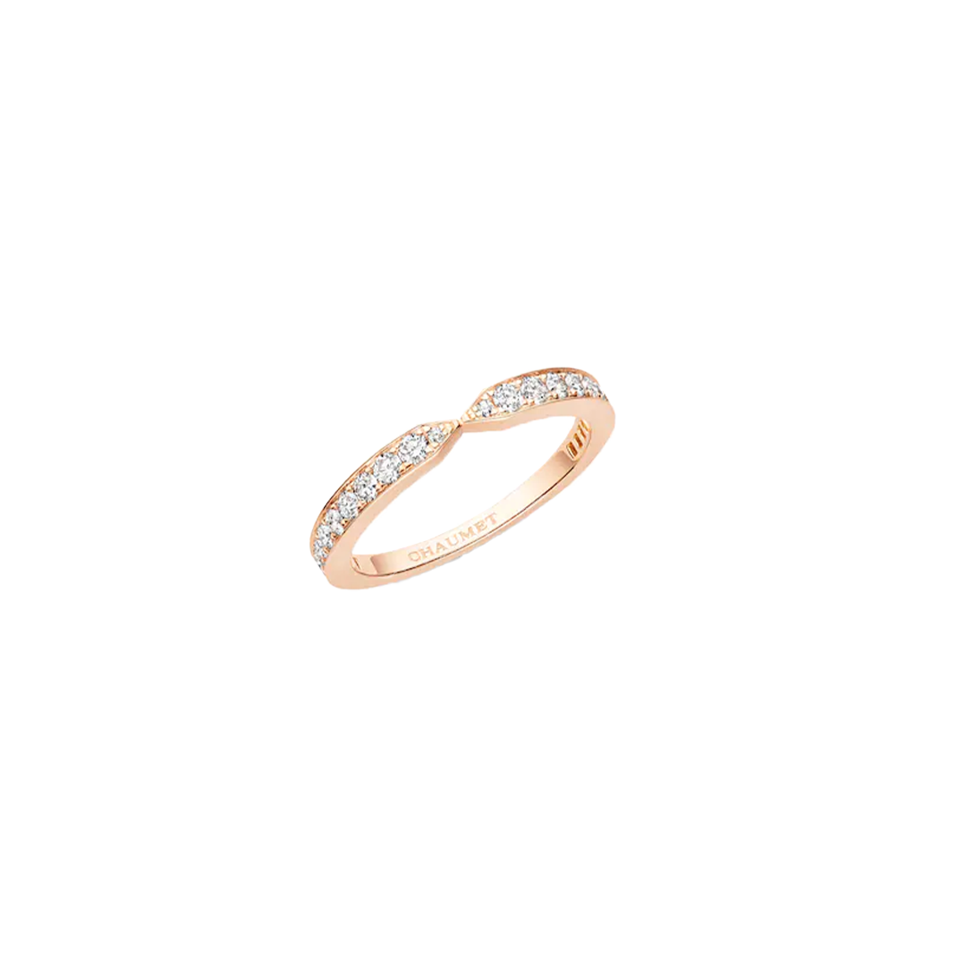 Ring in rose gold Triomphe de Chaumet Wedding Band Chaumet