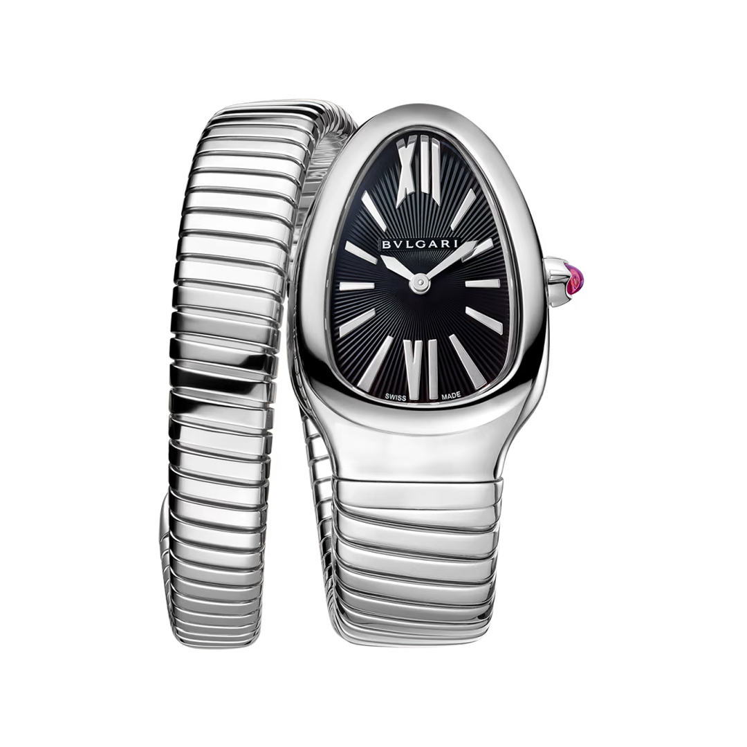Orologio in acciaio Serpenti Tubogas Bulgari