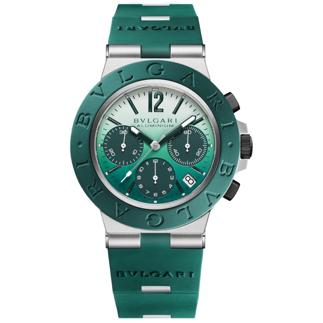 Orologio in alluminio e titanio Bvlgari Aluminium Smeraldo Bulgari