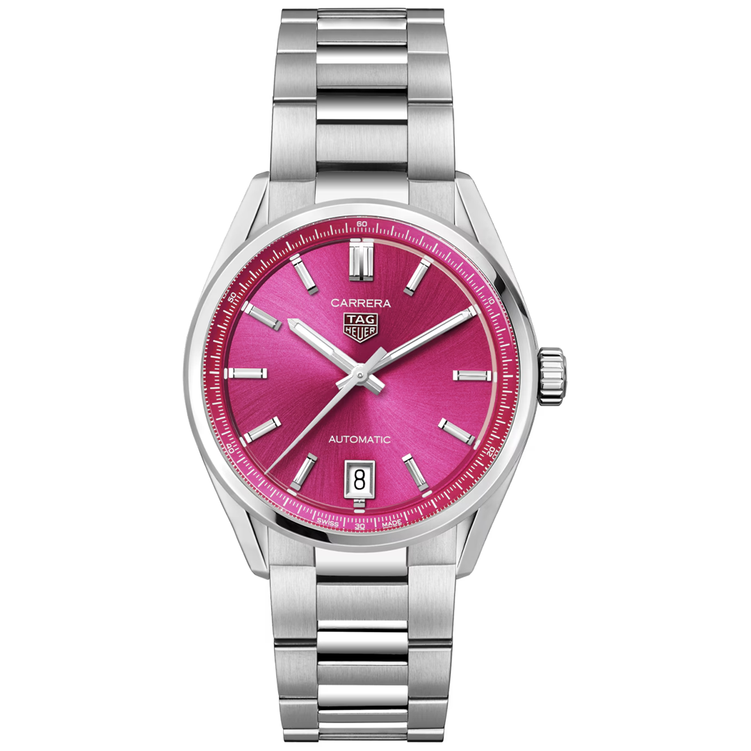 Orologio in acciaio Carrera Date Tag heuer