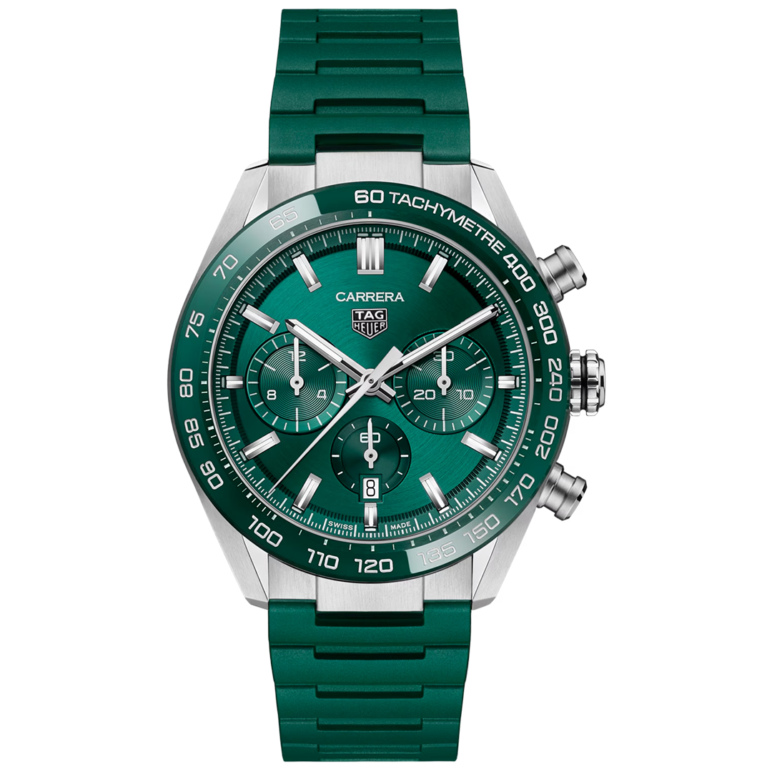 Orologio in acciaio Carrera Chronograph Tag heuer