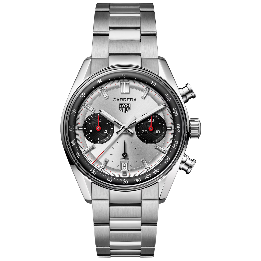 Orologio in acciaio Carrera Chronograph Tag heuer