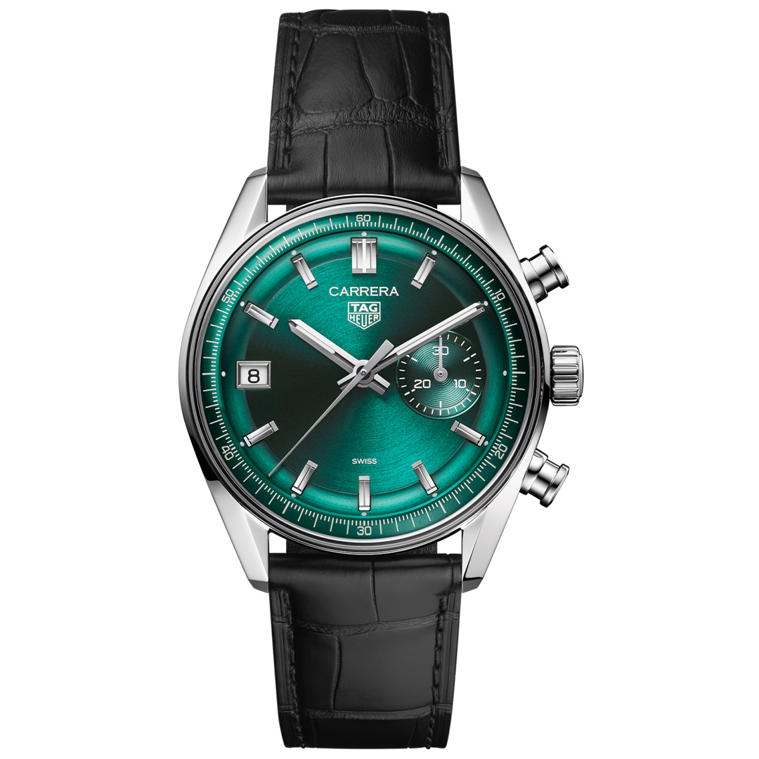 Orologio in acciaio Carrera Chronograph Tag heuer