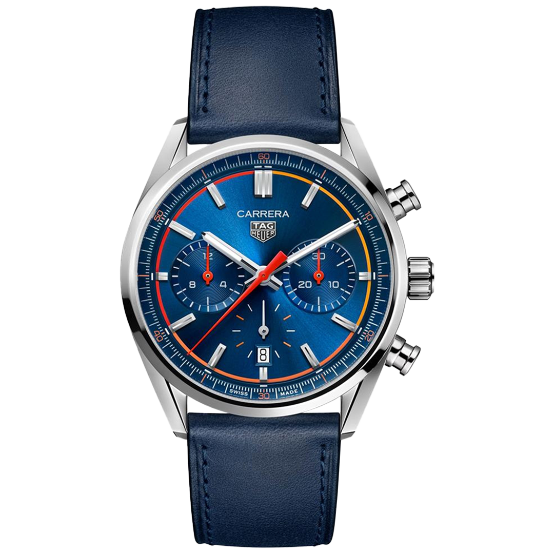 Orologio in acciaio Carrera Chronograph Tag heuer