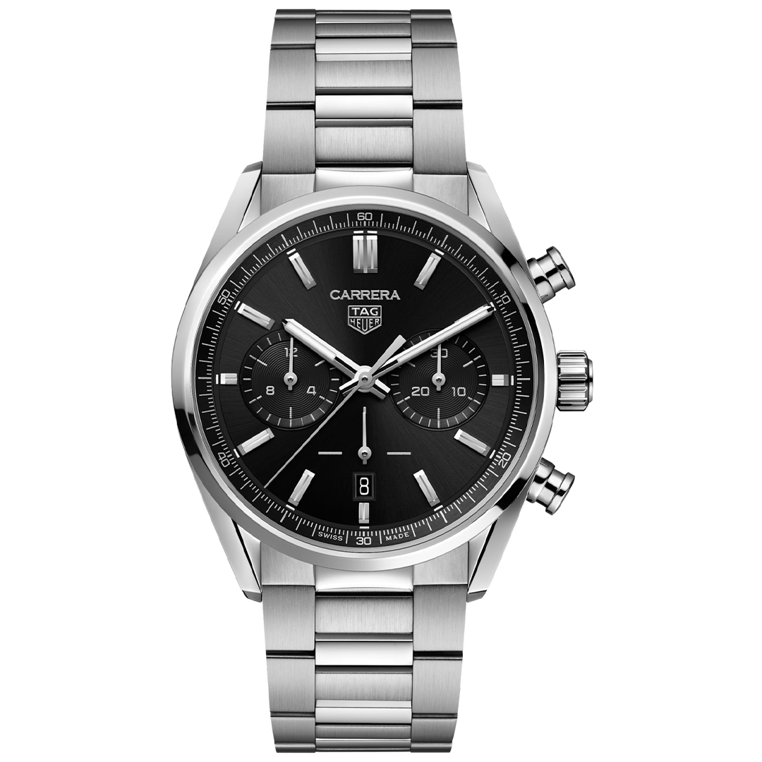Orologio in acciaio Carrera Chronograph Tag heuer