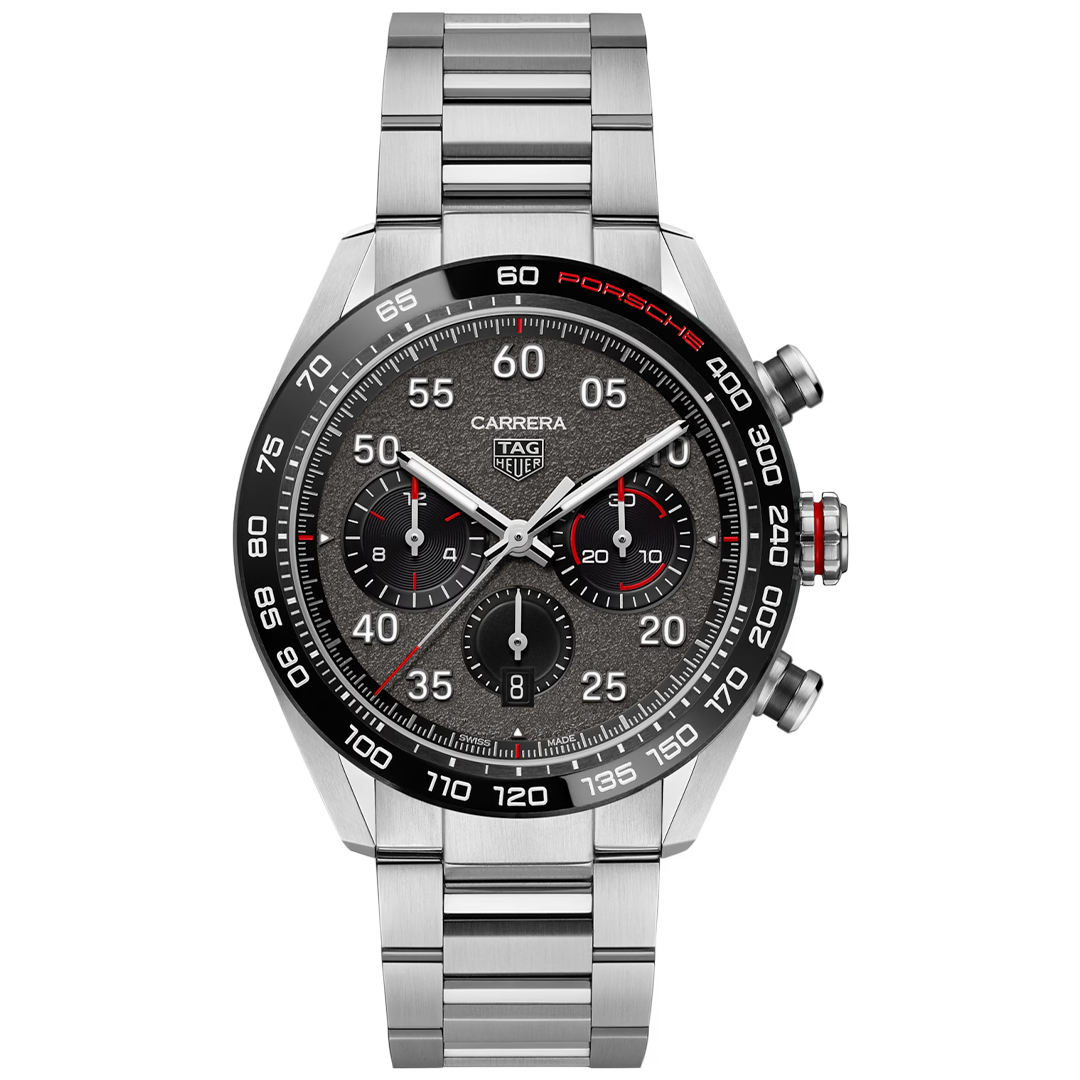 Orologio in acciaio Carrera Chronograph x Porsche Tag heuer