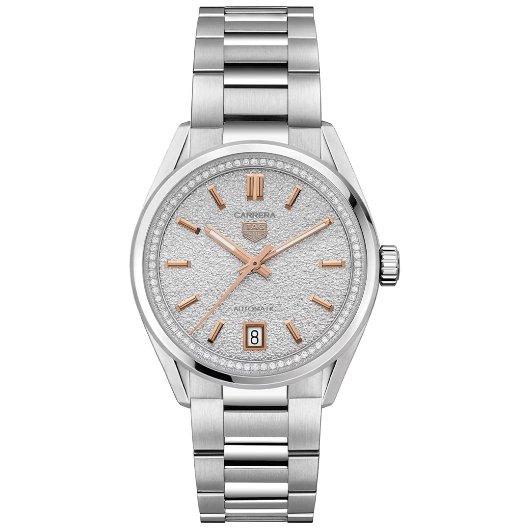 Orologio in acciaio Carrera Date Tag heuer