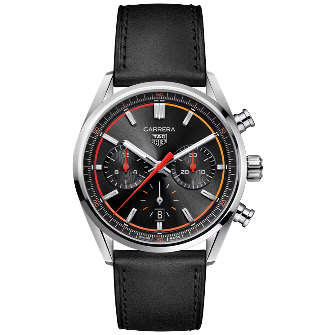 Orologio in acciaio Carrera Chronograph Tag heuer