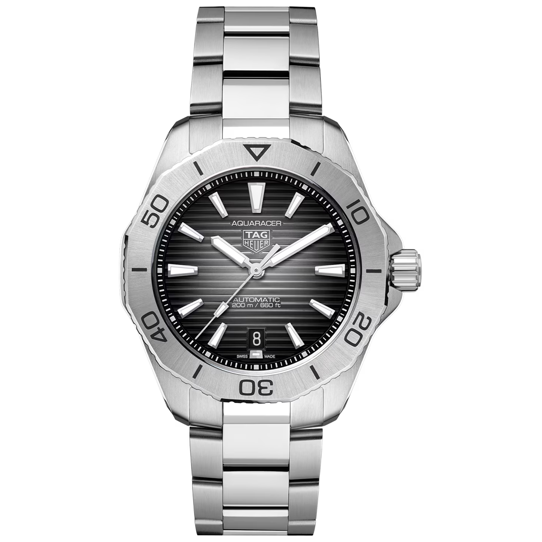 Watch in steel Aquaracer Professional 200 Date Tag heuer