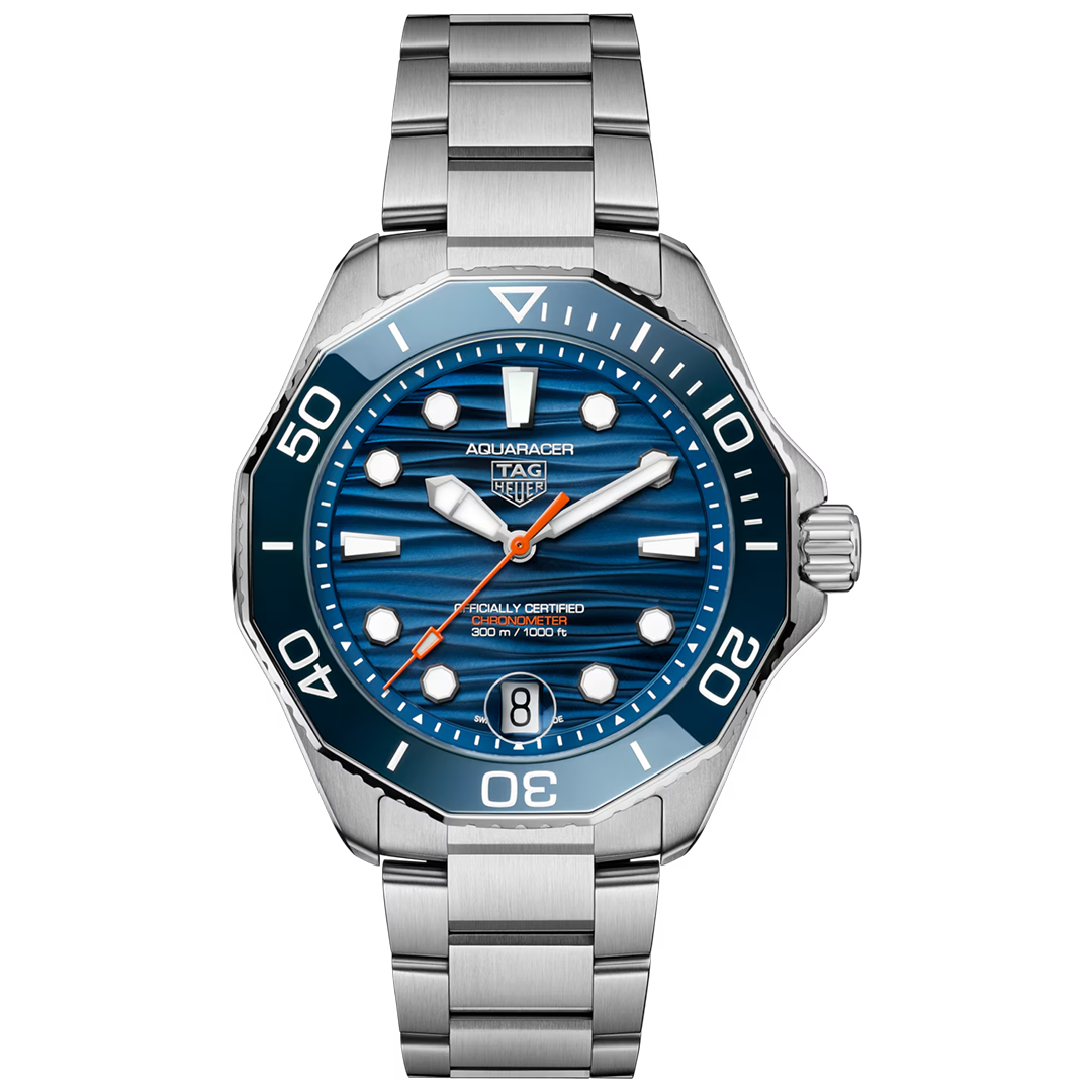 Watch in steel Aquaracer Professional 300 Date Tag heuer