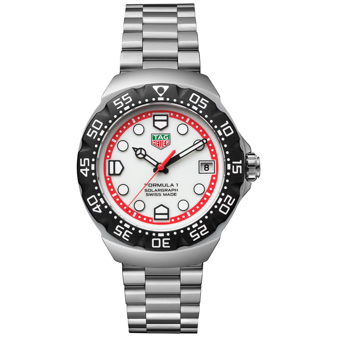 Watch in steel Formula 1 Solargraph Tag heuer
