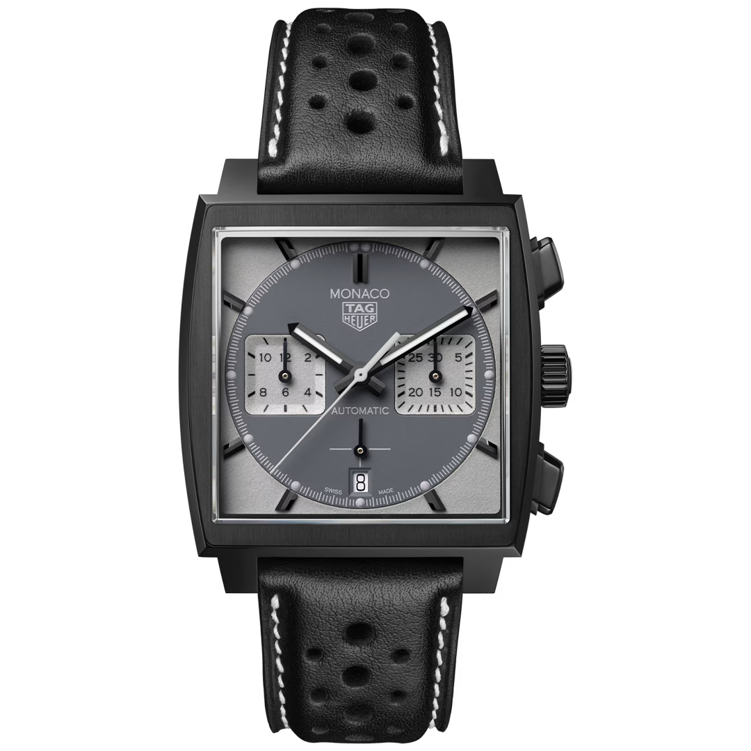 Watch in titanium Monaco Chronograph Night Driver
 Tag heuer