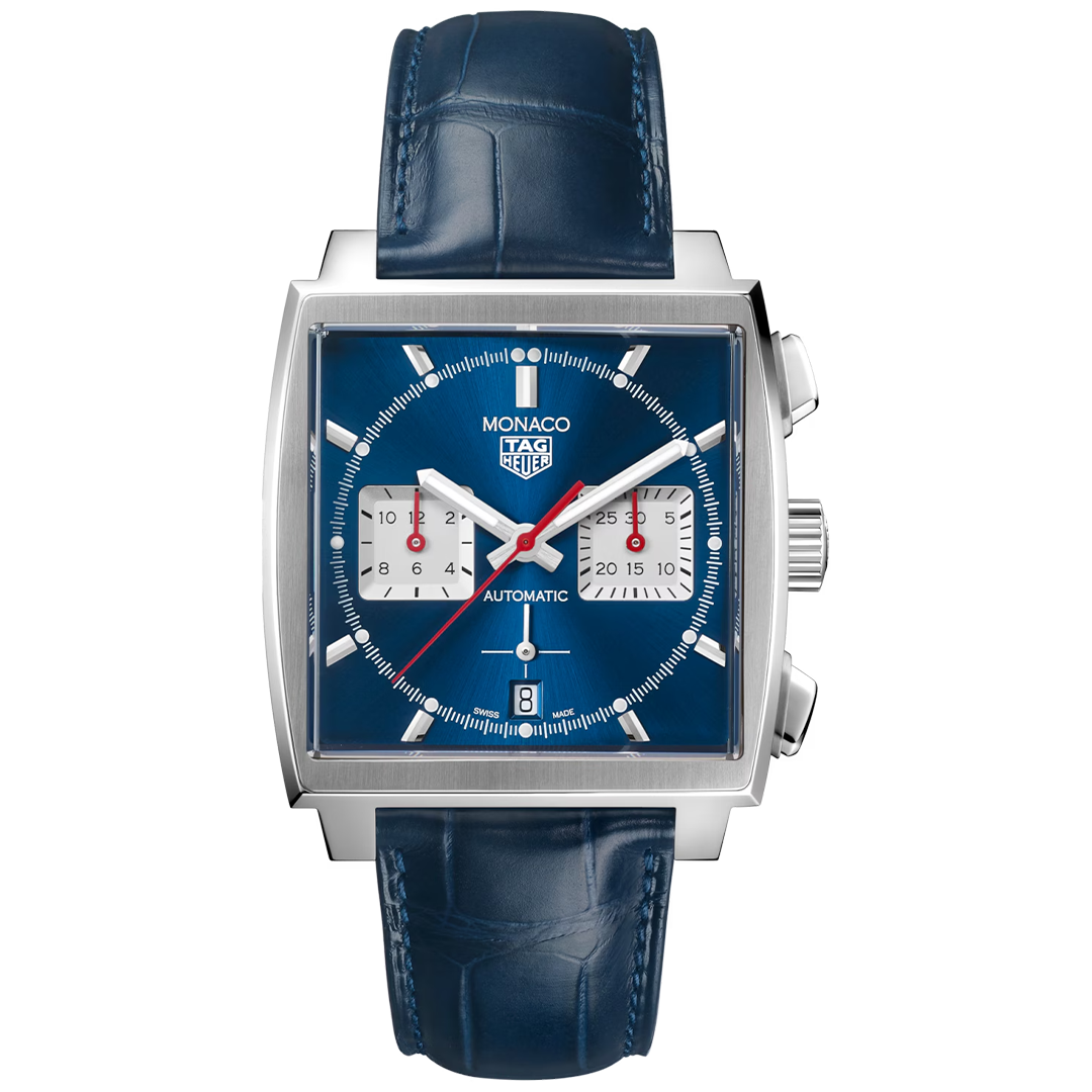 Orologio in acciaio Monaco Chronograph Tag heuer