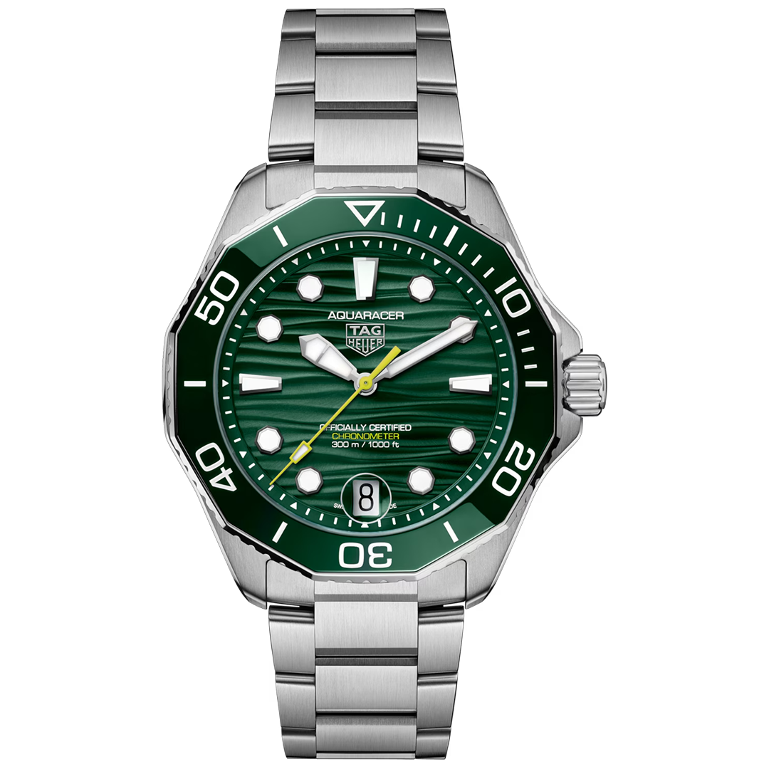 Watch in steel Aquaracer Professional 300 Date Tag heuer