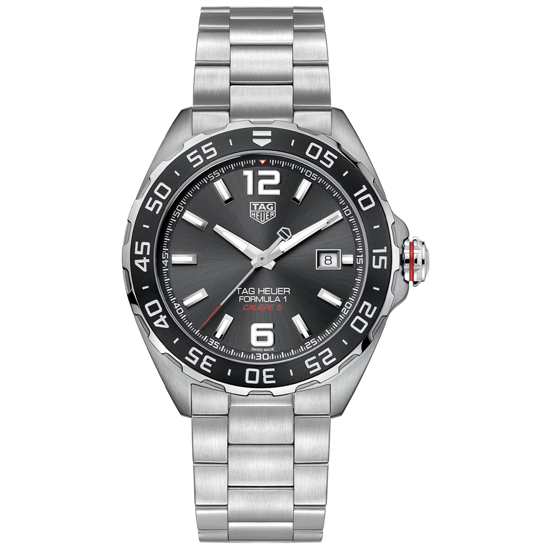 Orologio in acciaio Formula 1 Date Tag heuer