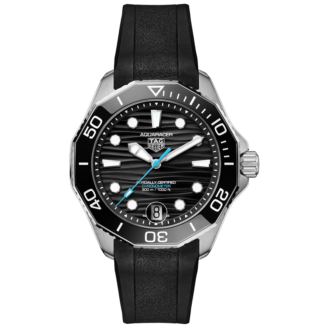 Watch in steel Aquaracer Professional 300 Date Tag heuer
