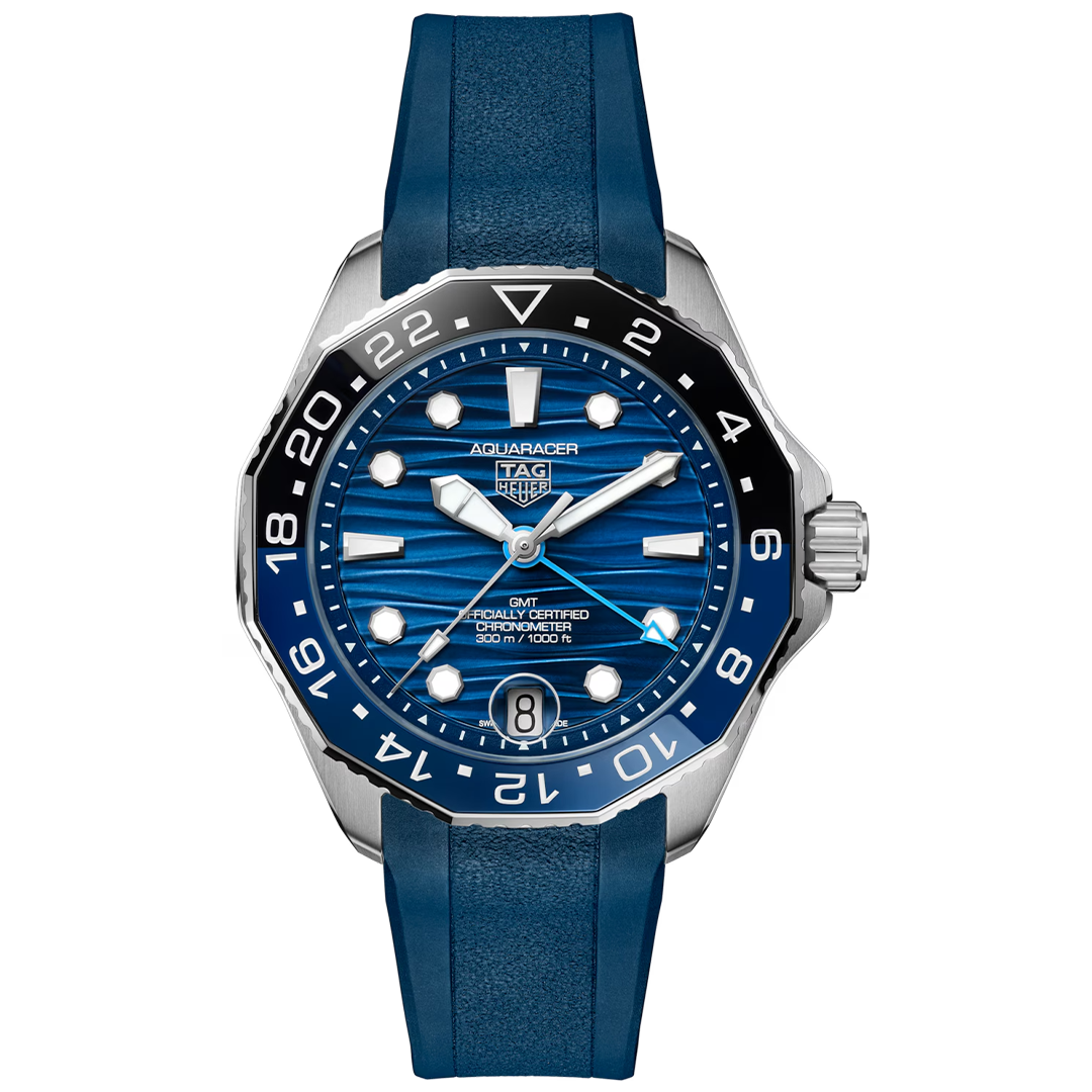 Watch in steel Aquaracer Professional 300 GMT Tag heuer