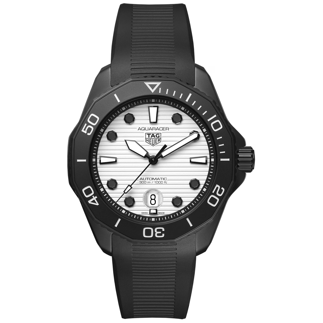 Watch in ceramics Aquaracer Professional 300 Date Tag heuer