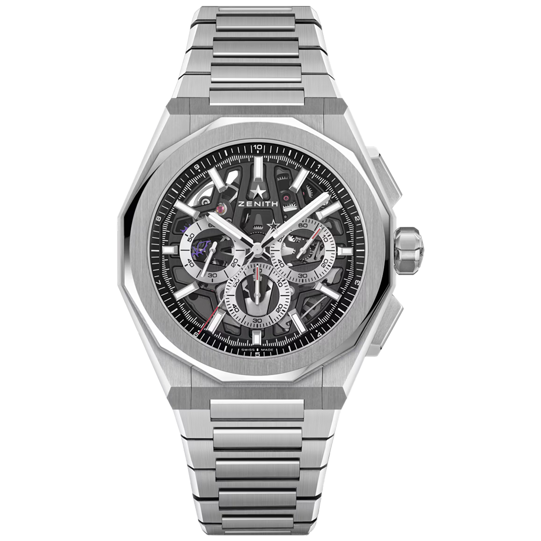 Watch in steel Defy Skyline Chronograph Skeleton Zenith