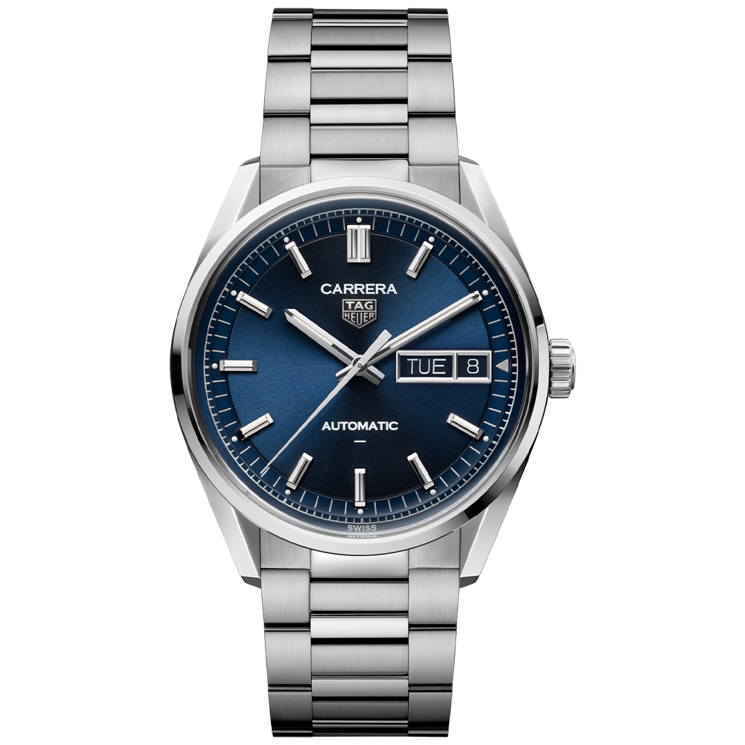 Orologio in acciaio Carrera Day-Date Tag heuer