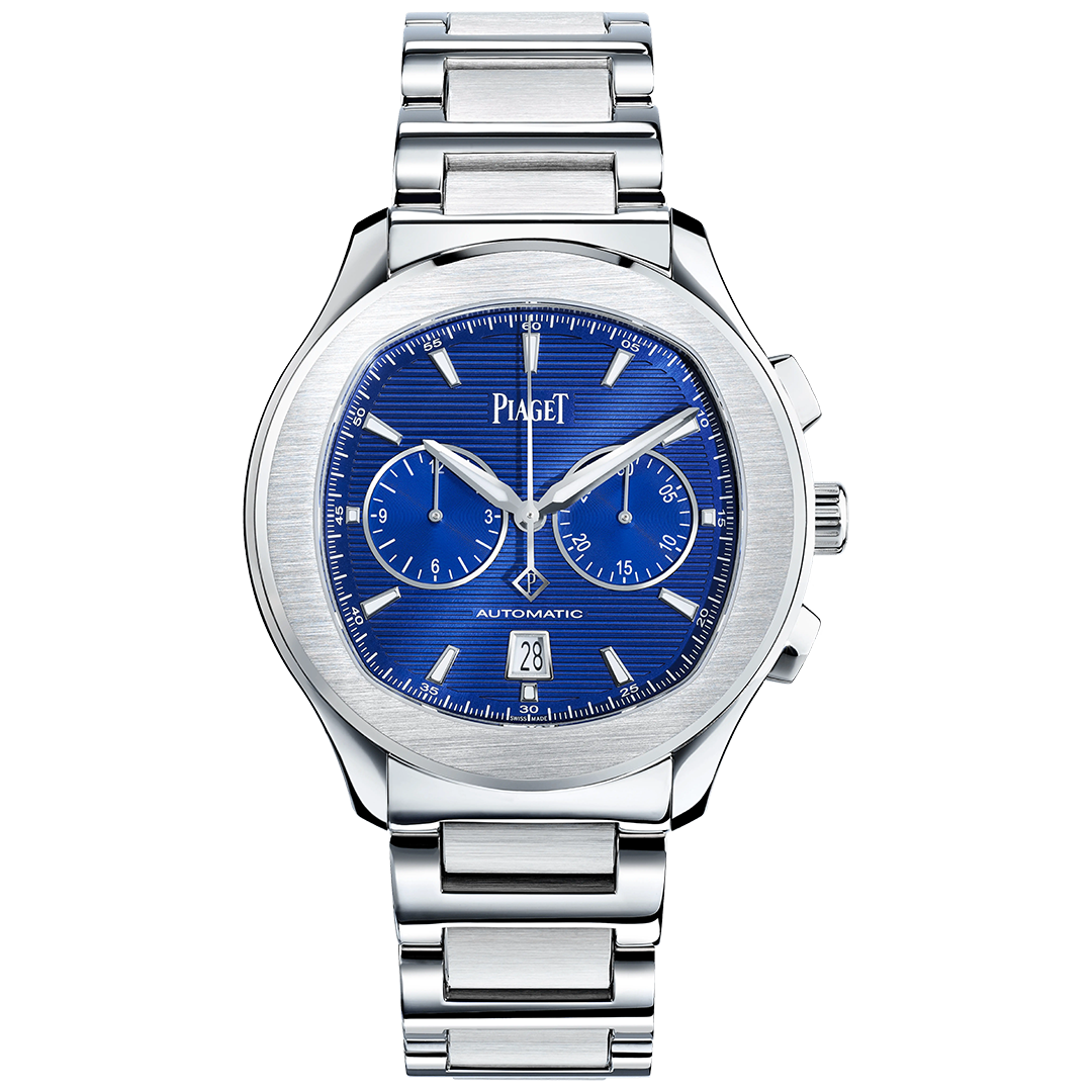 Watch in steel Piaget Polo Chronograph Piaget