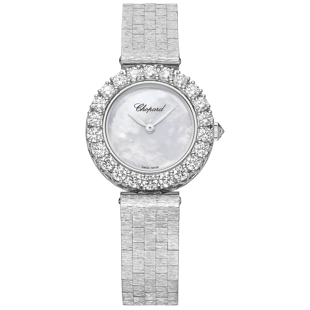 Watch in oro etico bianco L'Heure Du Diamant Round Chopard
