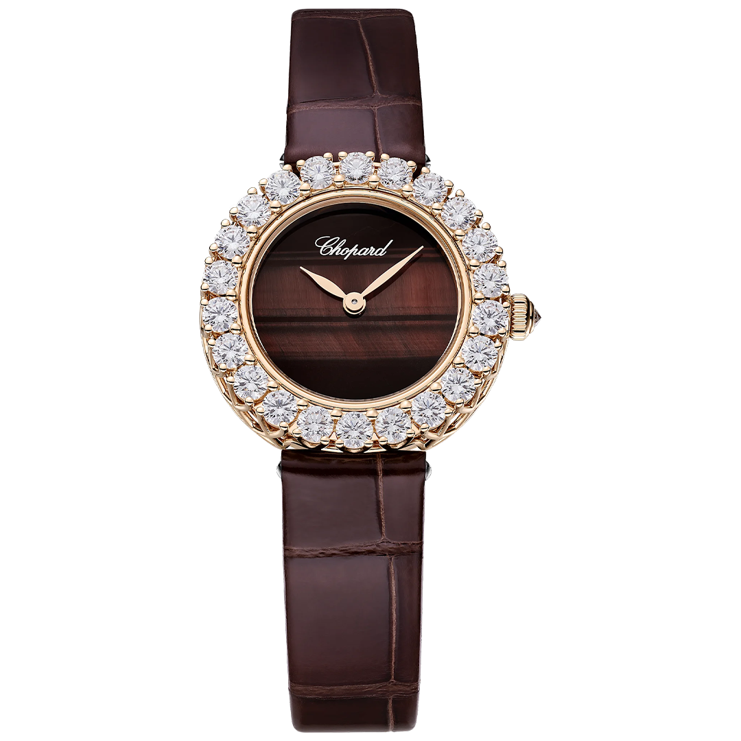 Orologio in oro etico rosa L'Heure Du Diamant Round Chopard