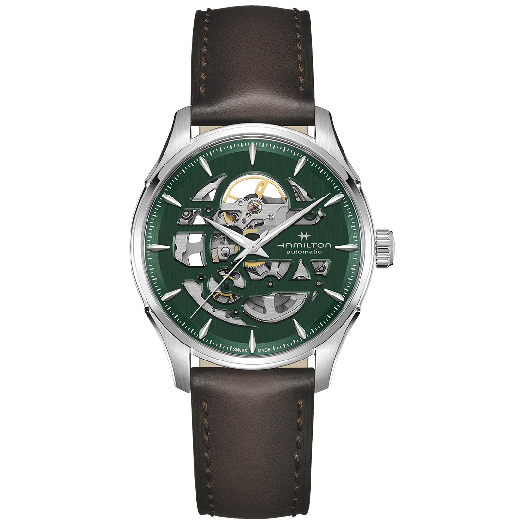 Watch in steel Jazzmaster Skeleton Auto Hamilton