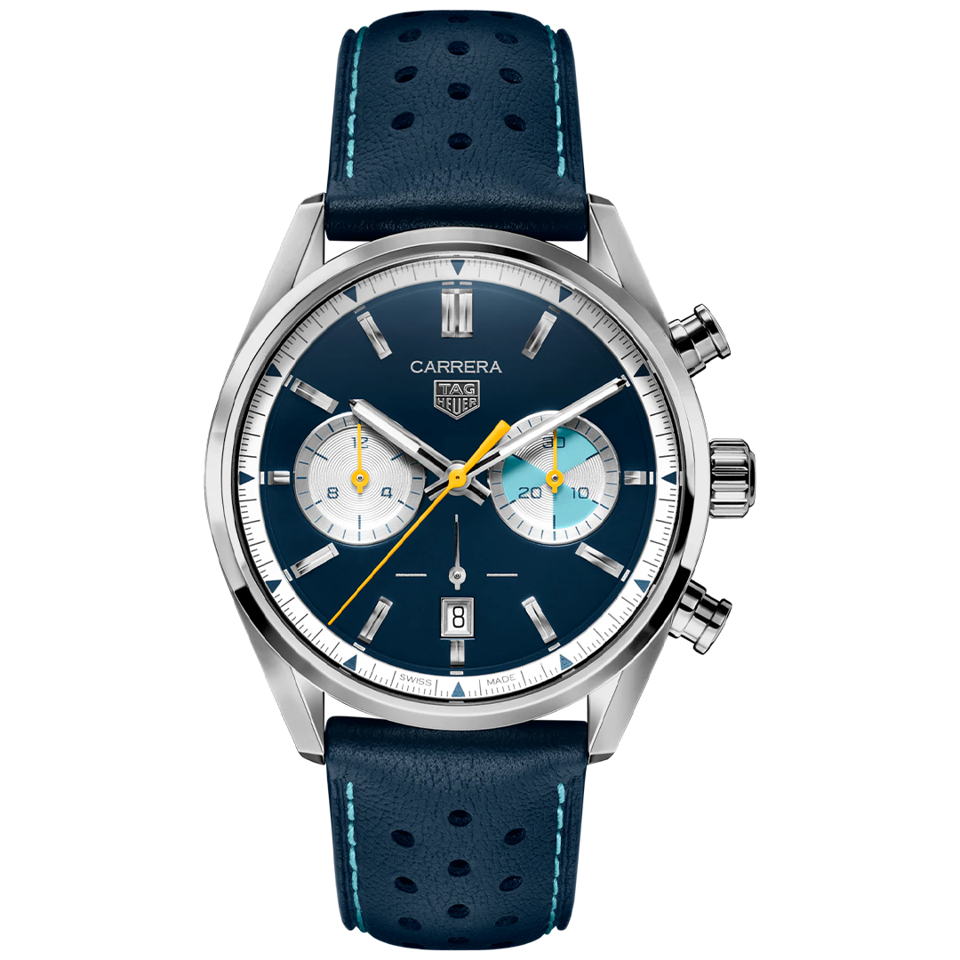 Orologio in acciaio Carrera Chronograph Tag heuer