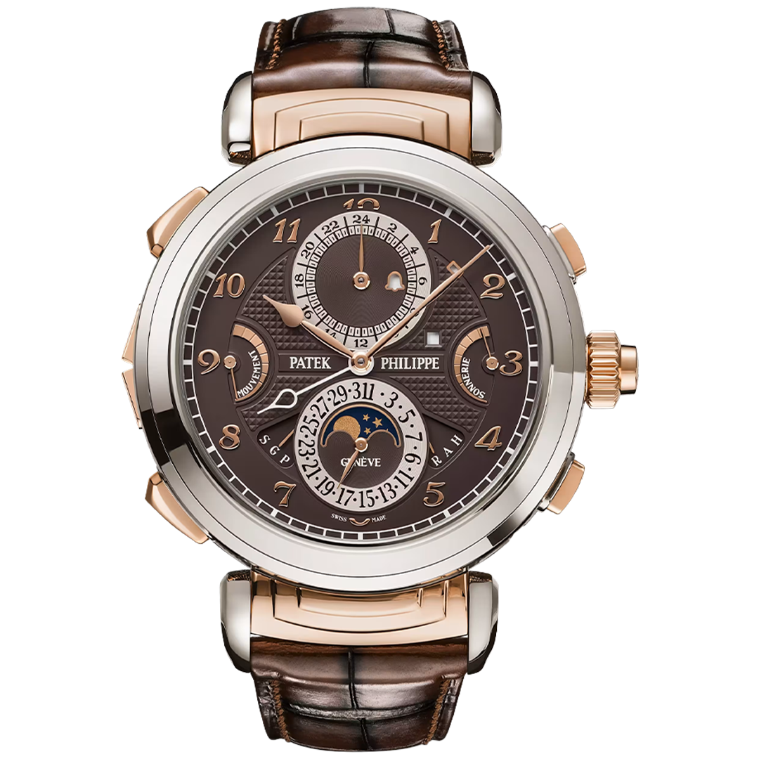 Watch in white gold and rose gold Grand Complications Patek philippe