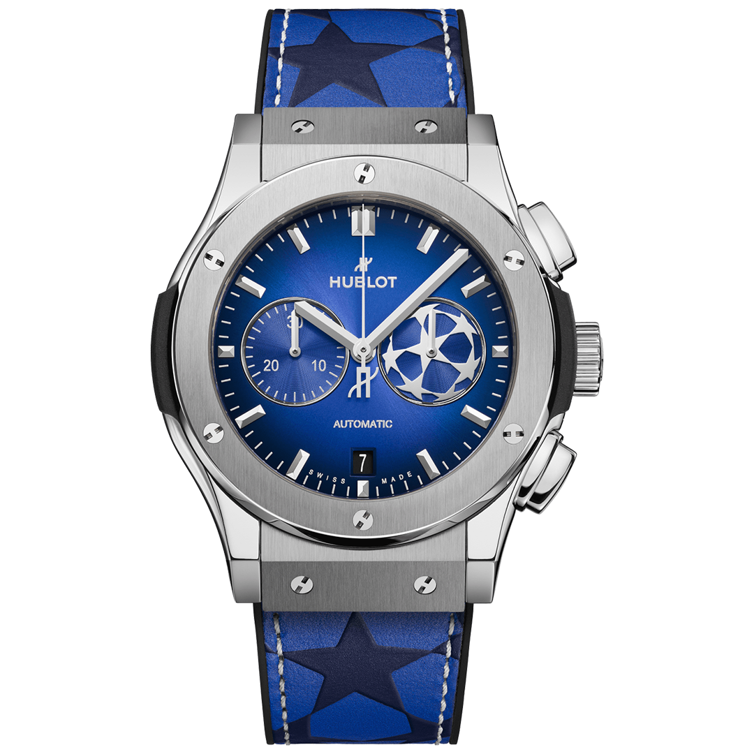 Orologio in titanio Classic Fusion Chronograph UEFA Champions League Titanium Hublot