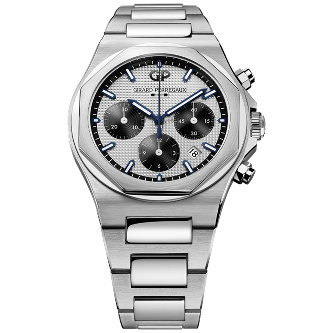 Watch in steel Laureato Chronograph Girard perregaux