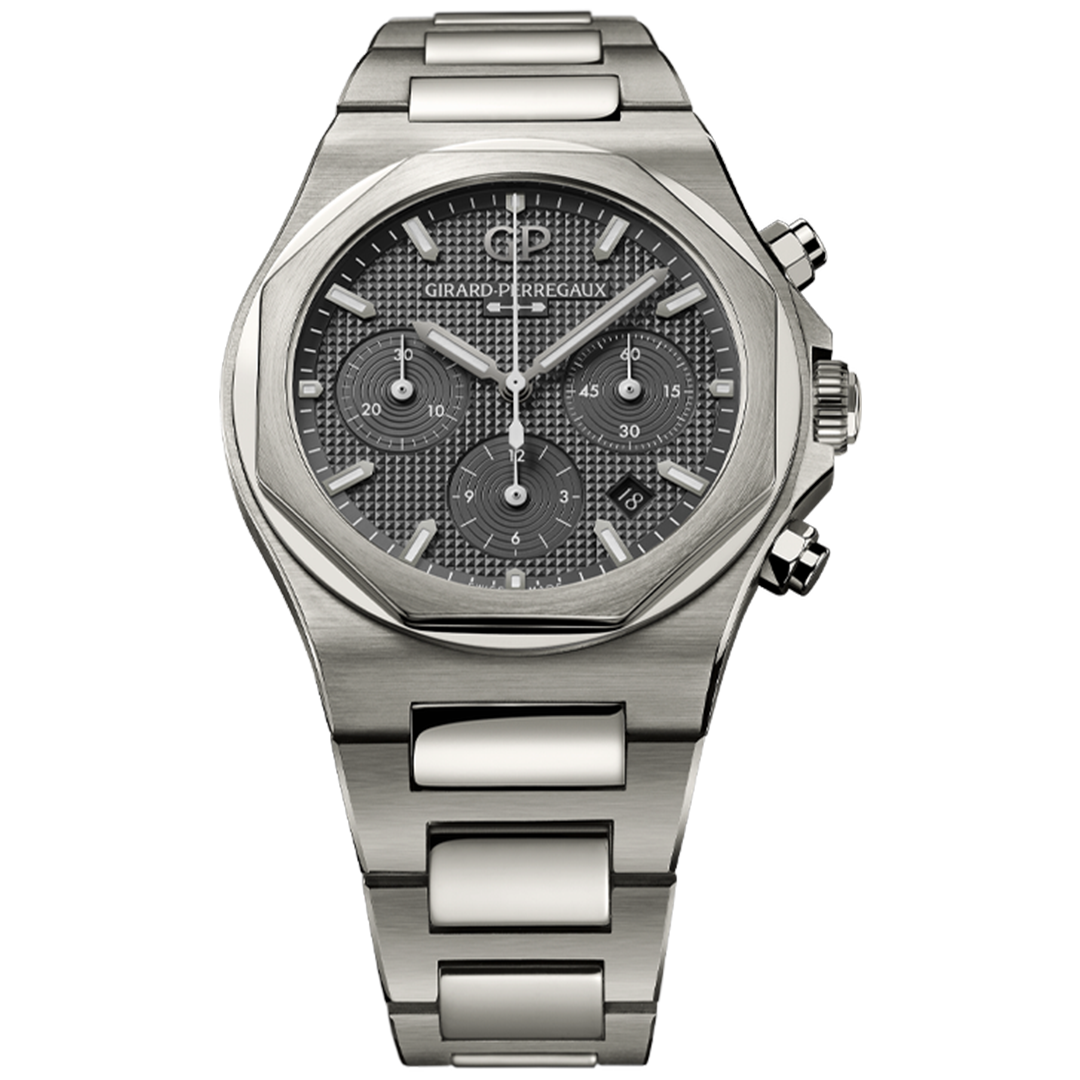 Watch in titanium Laureato Chronograph Girard perregaux