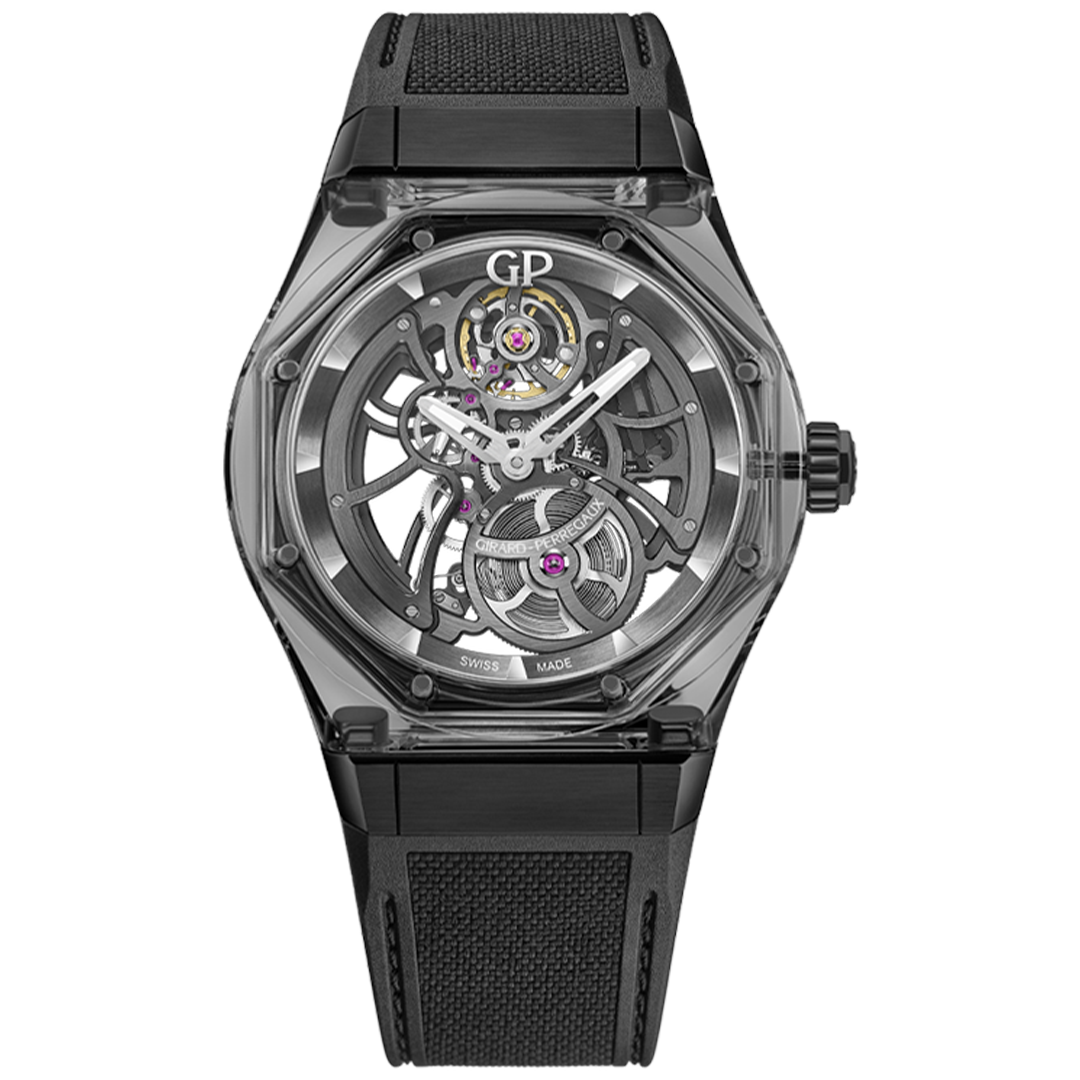 Watch in titanium and sapphire Laureato Absolute Light & Shade Girard perregaux