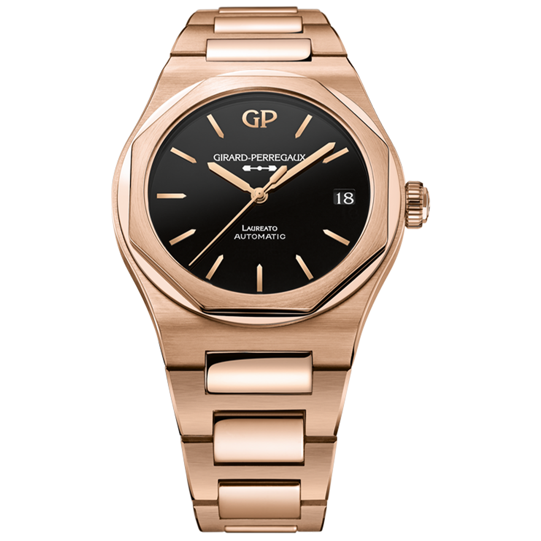Watch in rose gold Laureato Girard perregaux