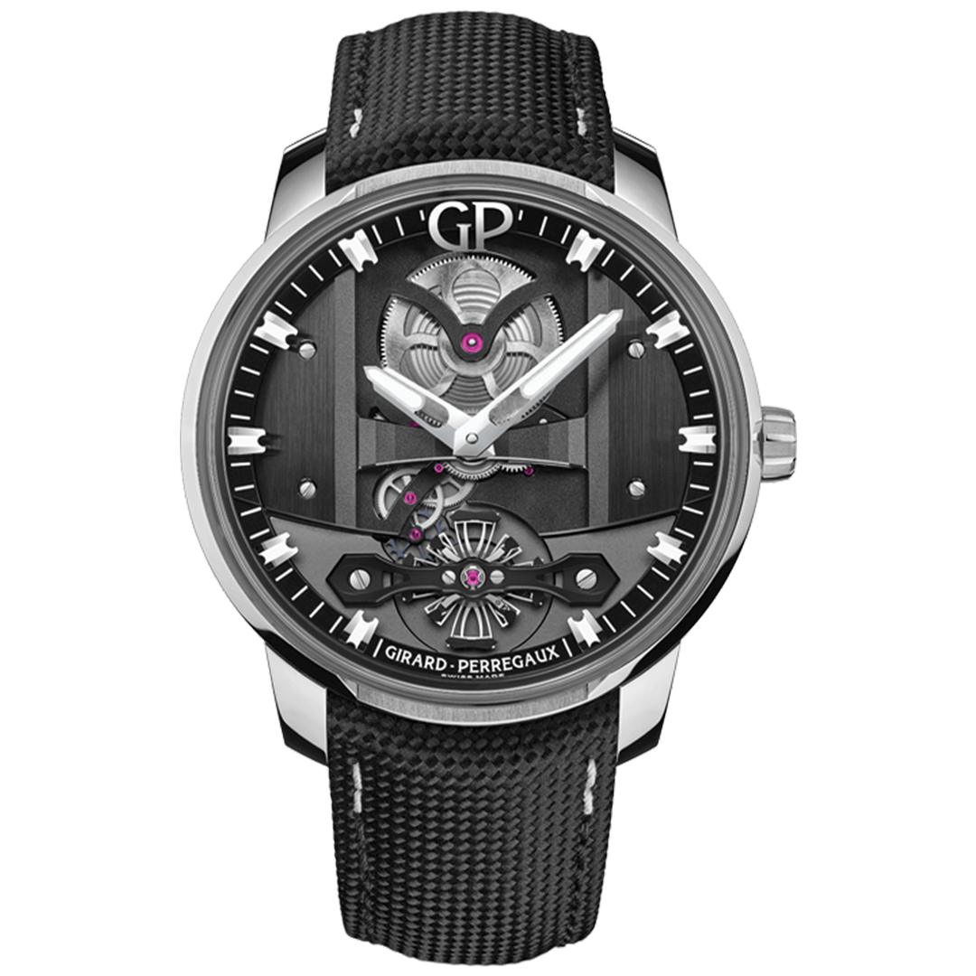 Watch in steel Bridges Free Bridge Girard perregaux
