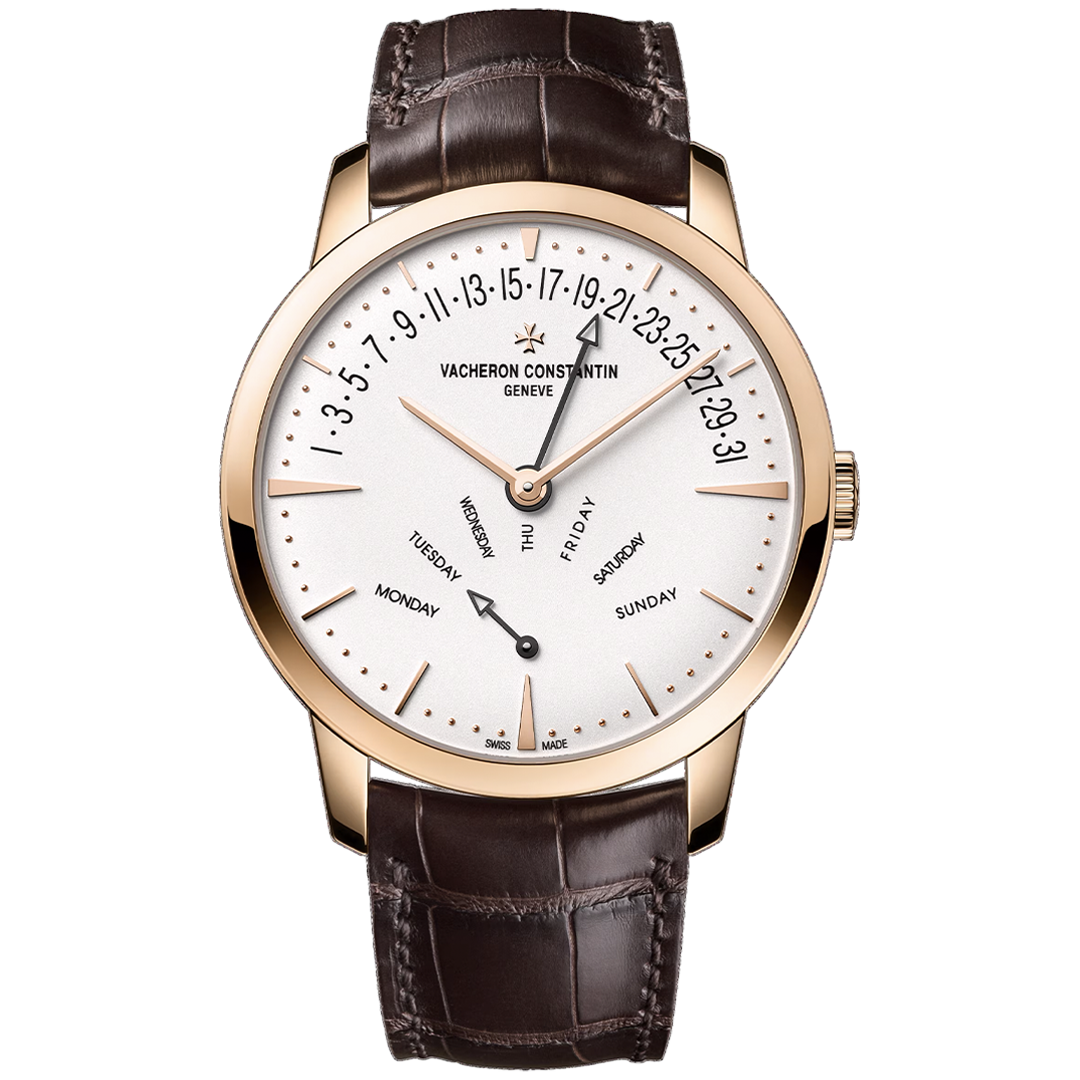 Orologio in oro rosa Patrimony Biretrogrado Giorno e Data Vacheron constantin