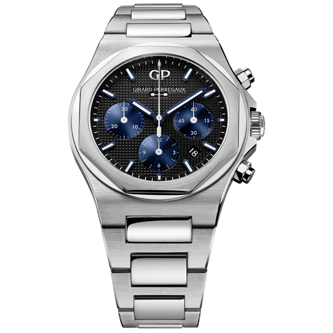 Watch in steel Laureato Chronograph  Girard perregaux