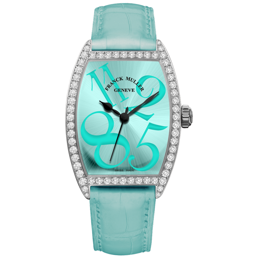 Watch in white gold Cintrée Curvex™ Lucky 8 Franck muller