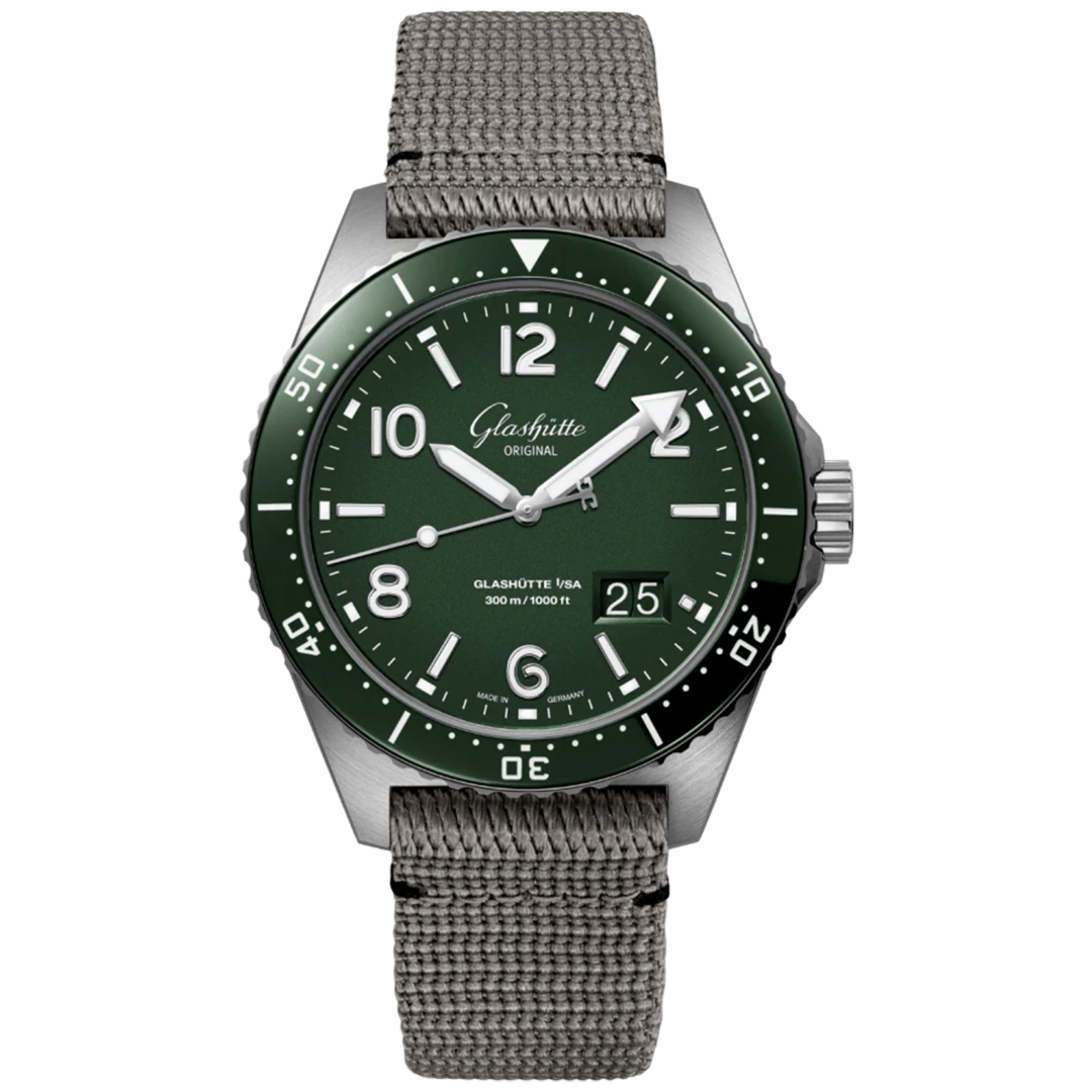 Watch in steel SeaQ Panorama Date Glashutte original