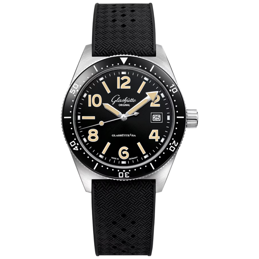Watch in steel SeaQ Glashutte original