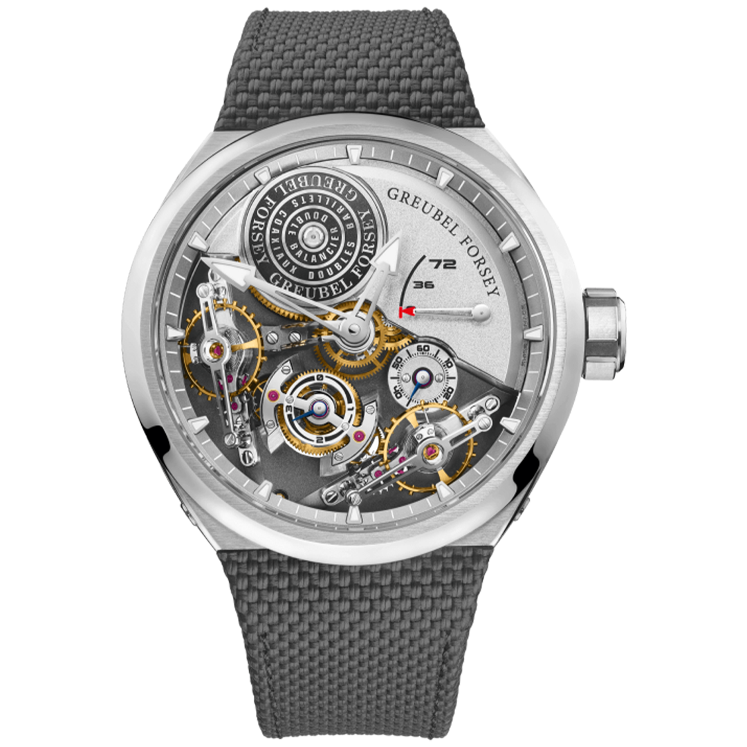 Watch in titanium Double Balancier Convexe Greubel forsey