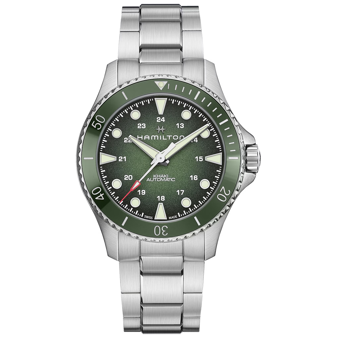 Orologio in acciaio Khaki Navy Scuba Auto Hamilton