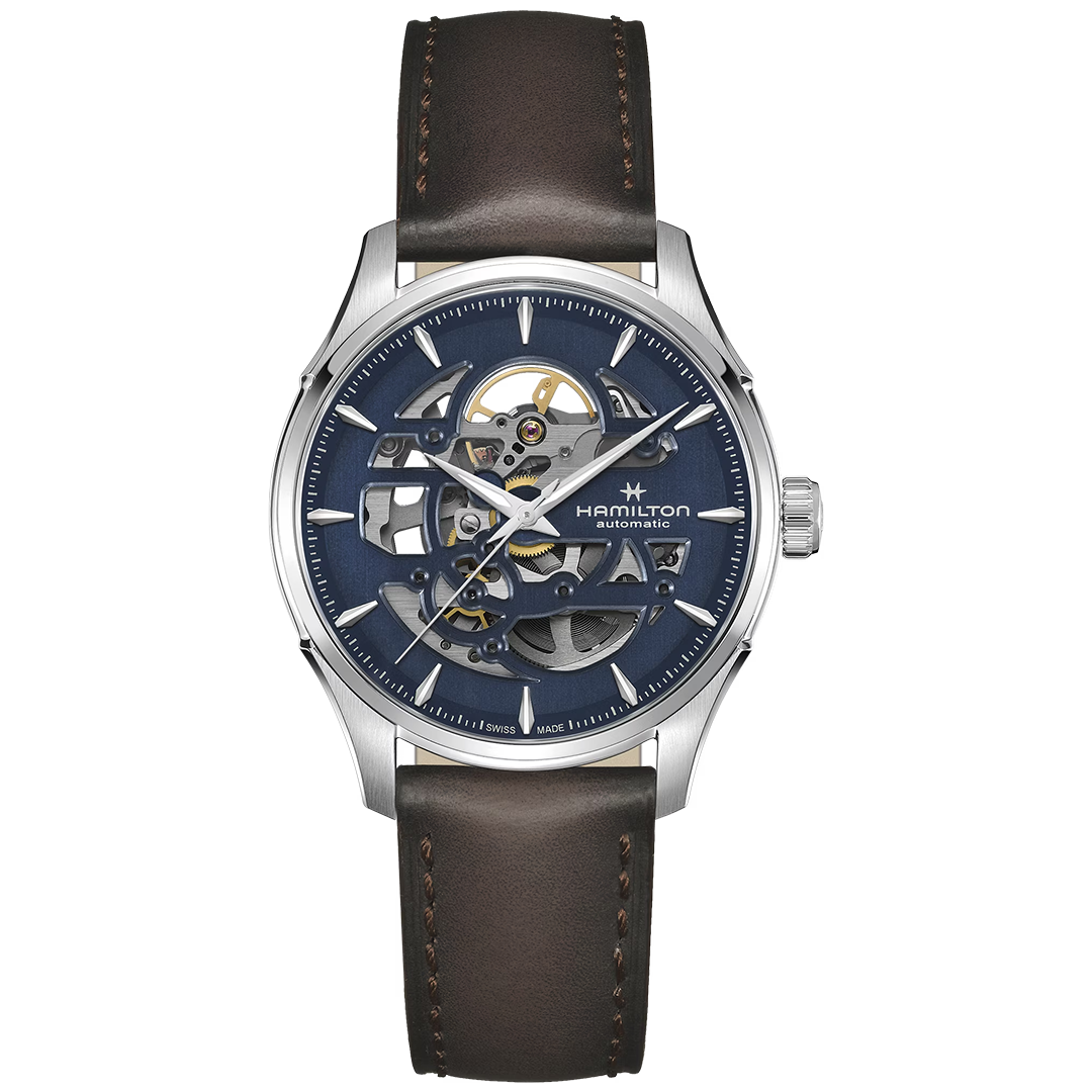 Watch in steel Jazzmaster Skeleton Auto Hamilton