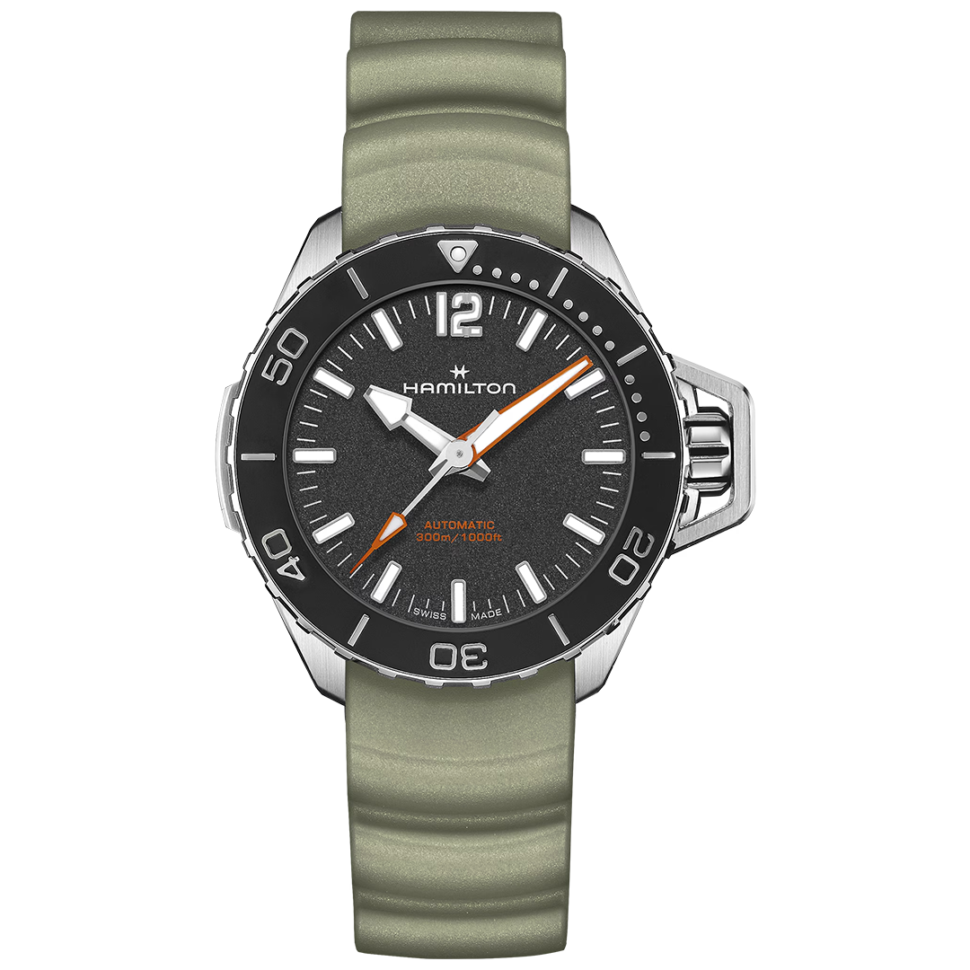 Watch in steel Khaki Navy Frogman Auto Hamilton