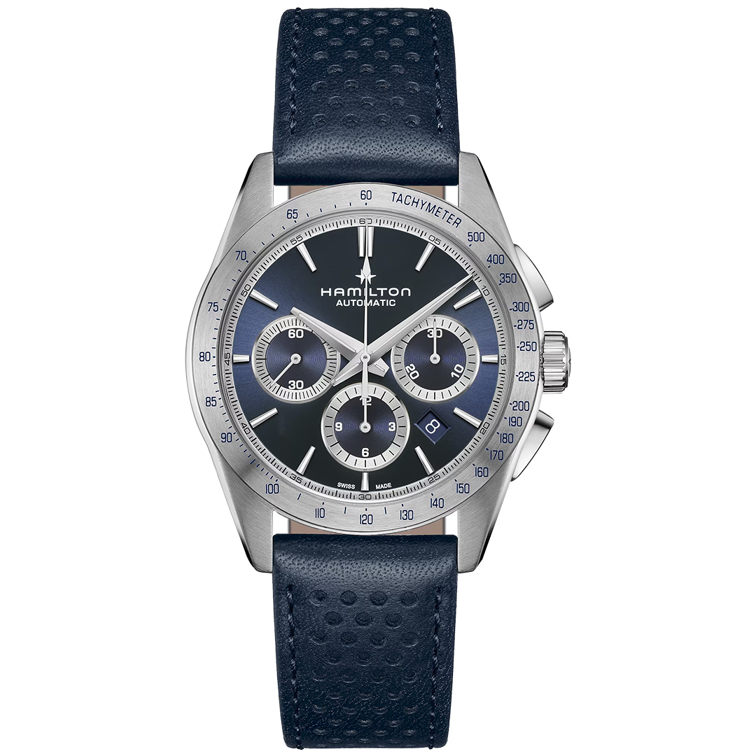 Orologio in acciaio Jazzmaster Performer Auto Chrono Hamilton