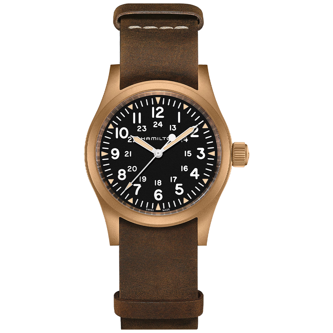 Watch in bronze Khaki Field Mechanical Bronze Hamilton