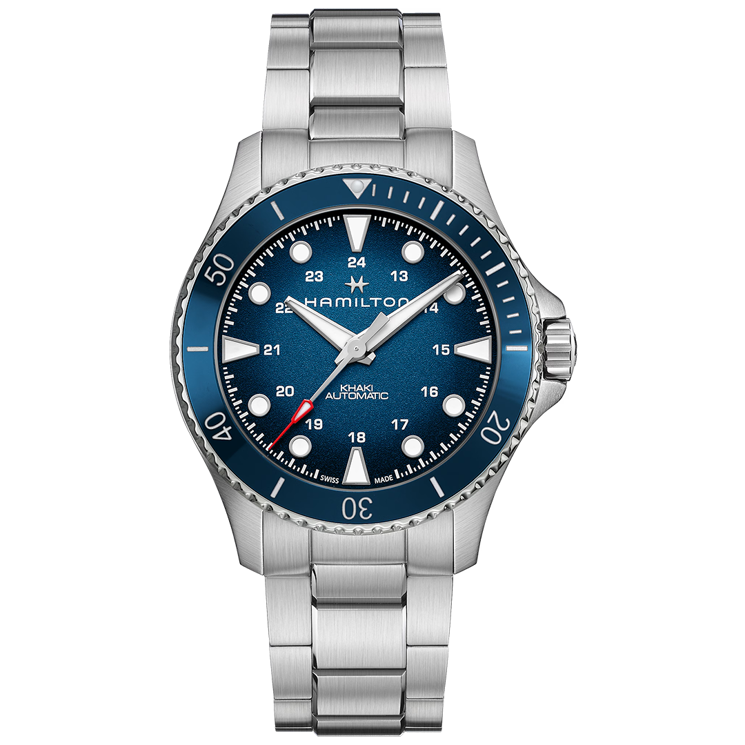 Orologio in acciaio Khaki Navy Scuba Auto Hamilton