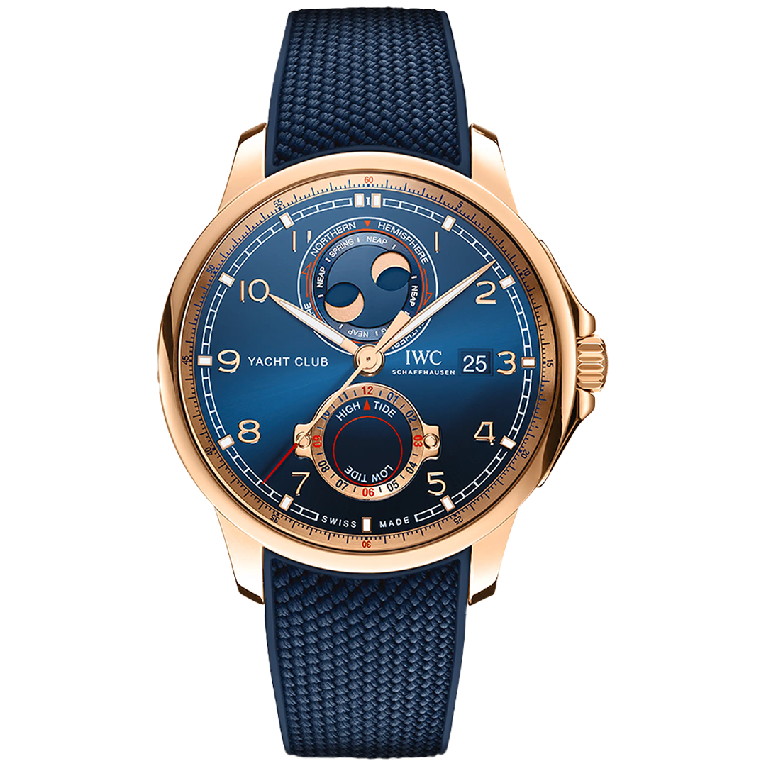 Watch in rose gold Portugieser Yacht Club Moon & Tide Iwc